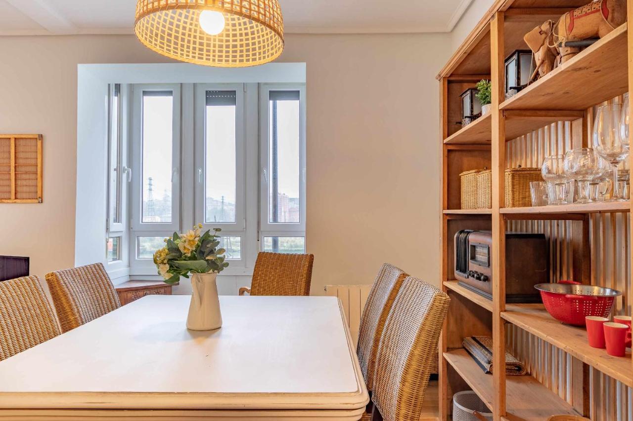 Apartamento Kuia Con Vistas Frontales A La Ria De Bilbao Cerca Del Metro Erandio Extérieur photo