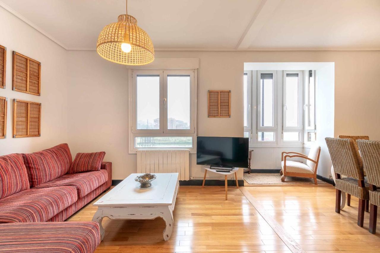 Apartamento Kuia Con Vistas Frontales A La Ria De Bilbao Cerca Del Metro Erandio Extérieur photo