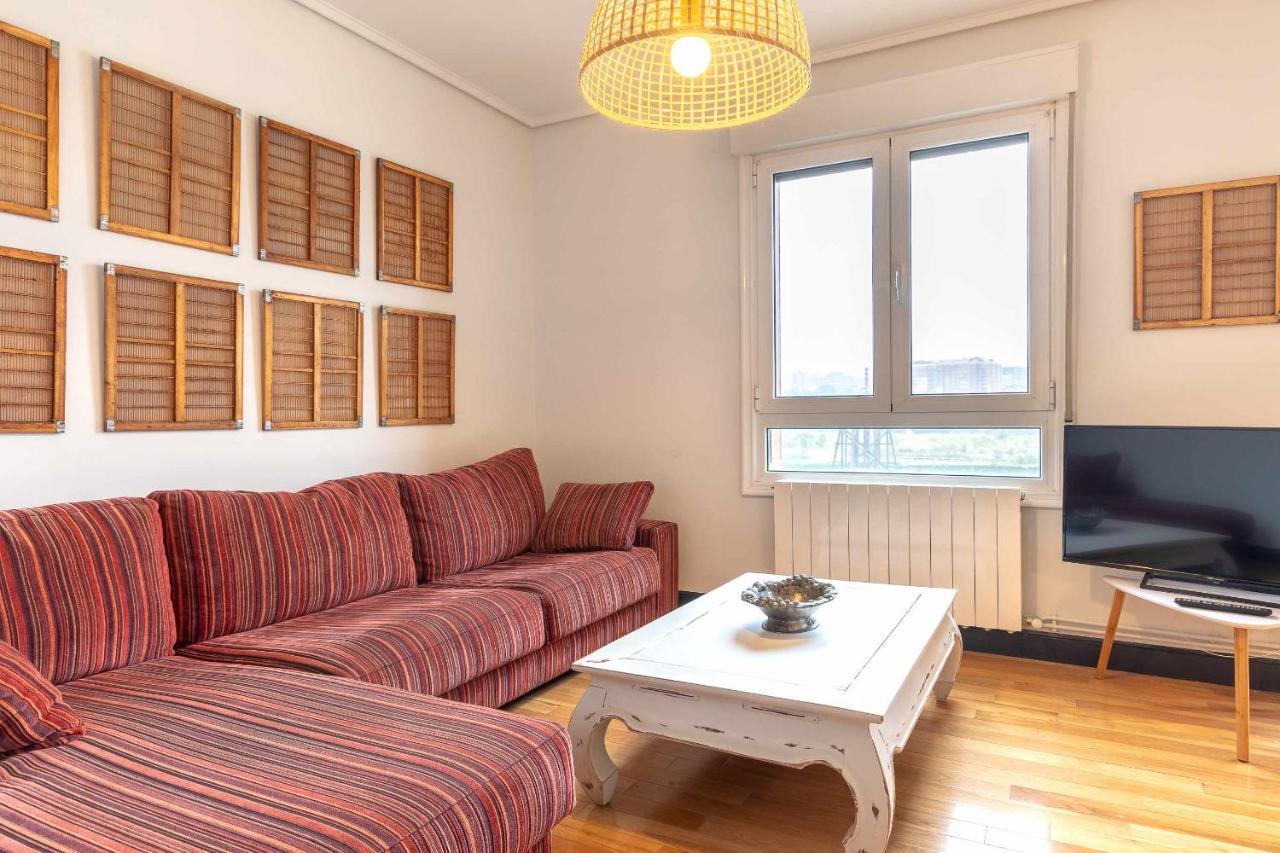 Apartamento Kuia Con Vistas Frontales A La Ria De Bilbao Cerca Del Metro Erandio Extérieur photo